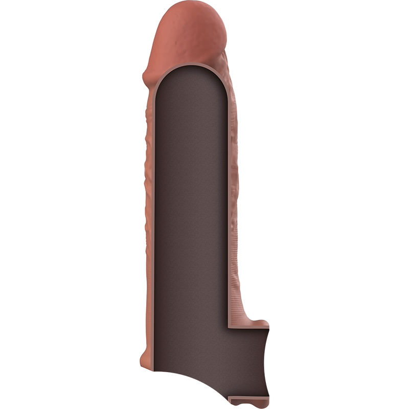 VIRLXL - LIQUID SILICONE V9 BROWN PENIS EXTENSION