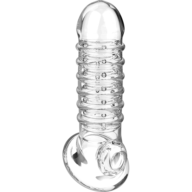 VIRLXL - PENIS EXTENSION AND SLEEVE V15 TRANSPARENT