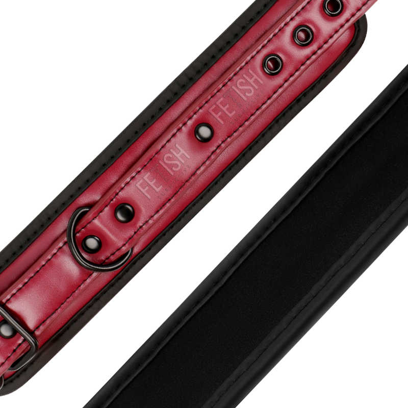 FETISH SUBMISSIVE DARK ROOM - ANCHOVIES MADE OF VEGAN LEATHER WITH NEOPRENE LINING